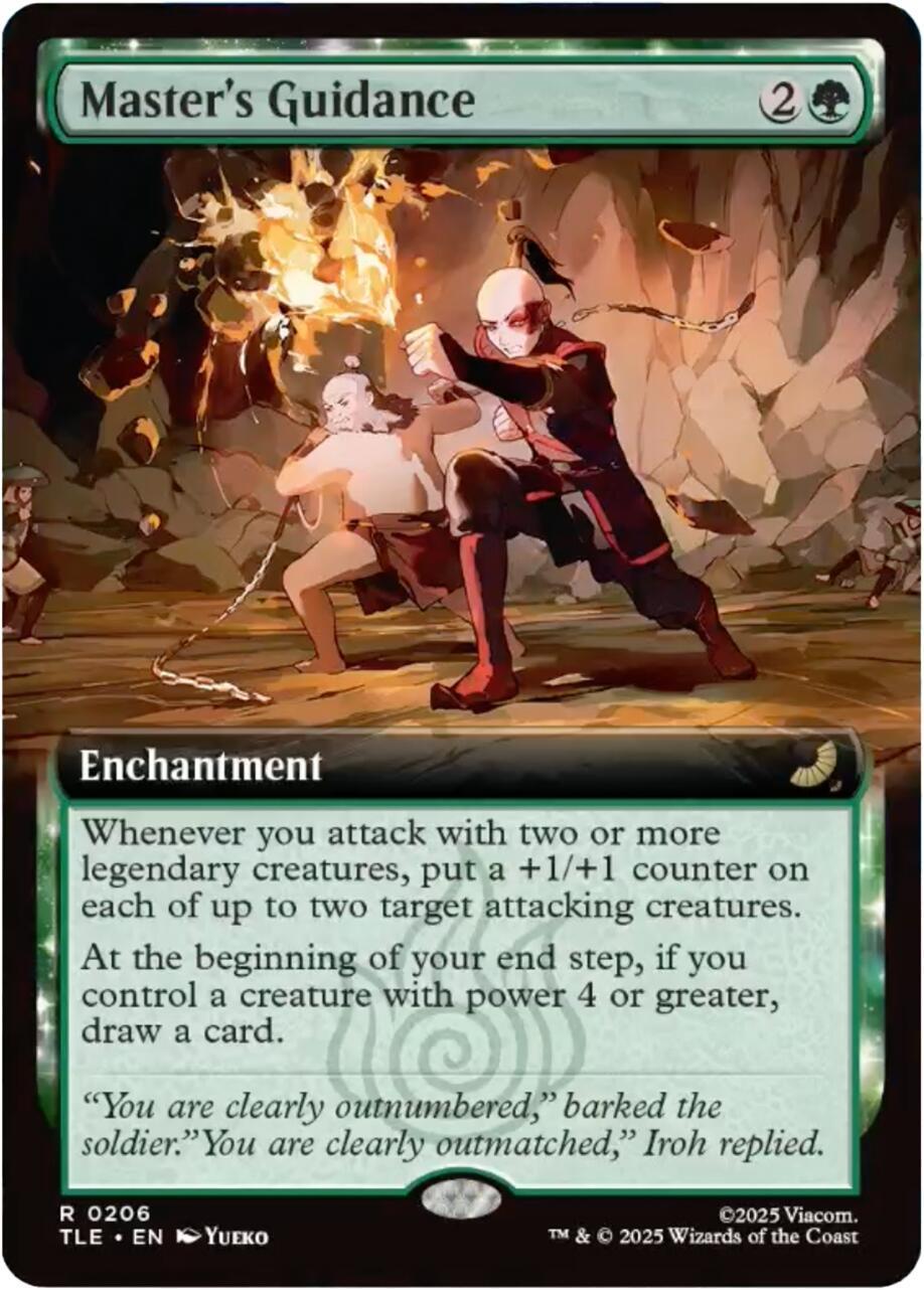 Master's Guidance [Extended Art Foil] #206