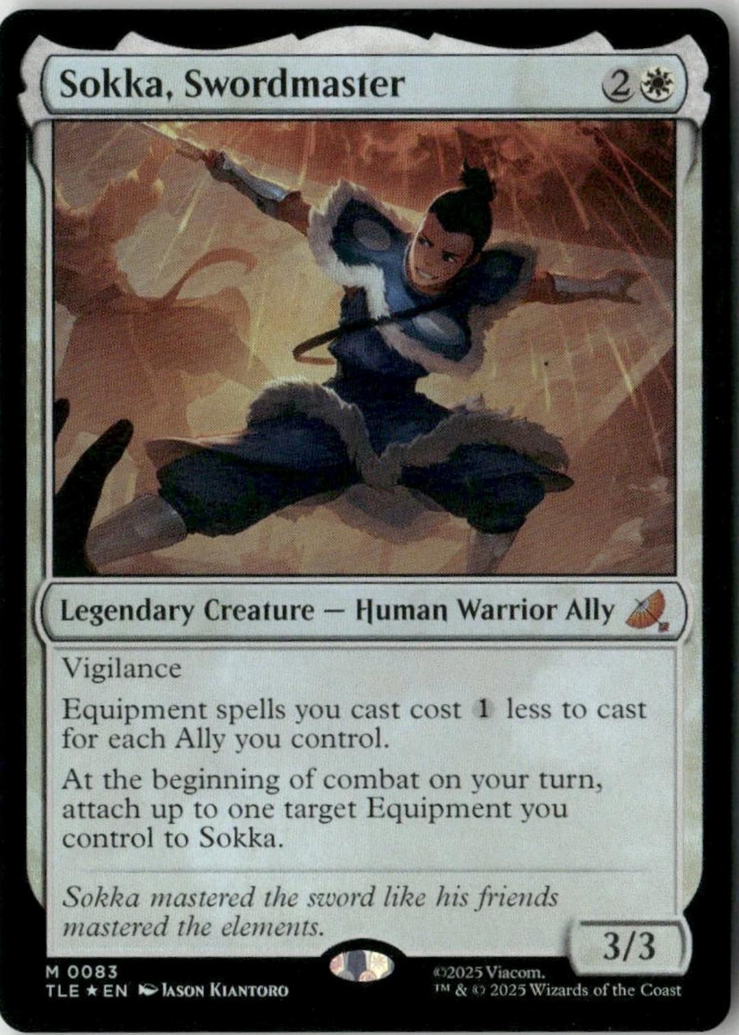 Sokka, Swordmaster [Foil] #83