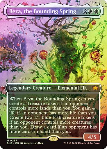 Beza, The Bounding Spring [Borderless Foil] #287