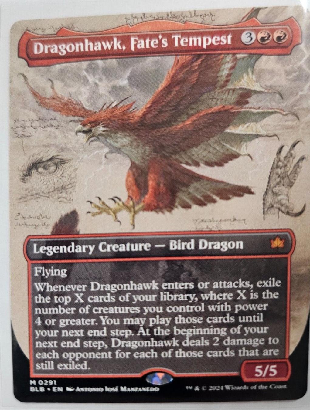 Dragonhawk, Fate's Tempest #291