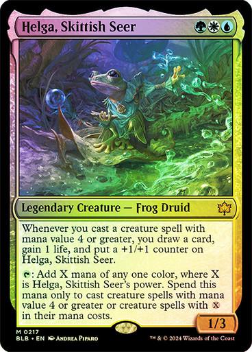 Helga, Skittish Seer [Foil] #217