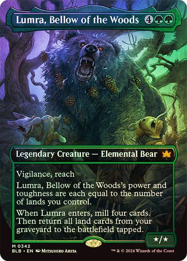 Lumra, Bellow Of The Woods [Borderless Foil] #342
