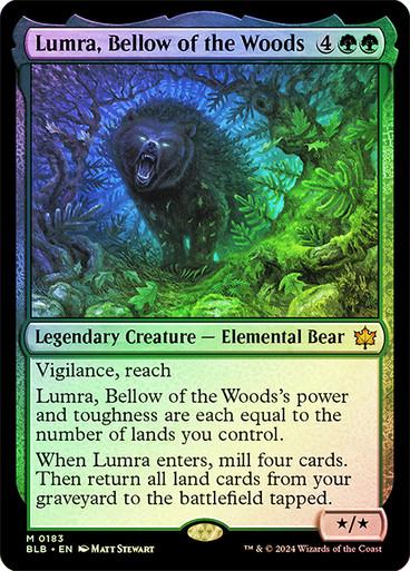 Lumra, Bellow of the Woods [Foil] #183