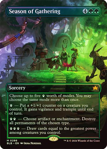 Season Of Gathering [Borderless Foil] #286