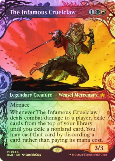 The Infamous Cruelclaw [Showcase Foil] #334