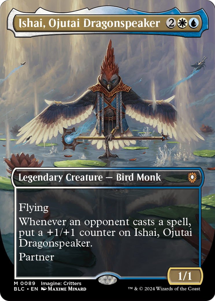 Ishai, Ojutai Dragonspeaker [Borderless Foil] #89