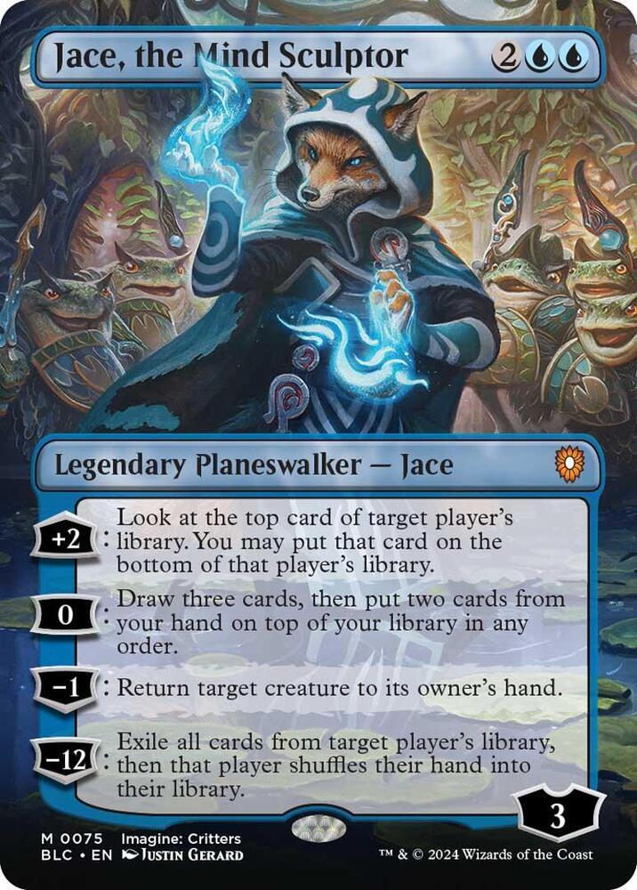Jace, The Mind Sculptor [Borderless Foil] #75