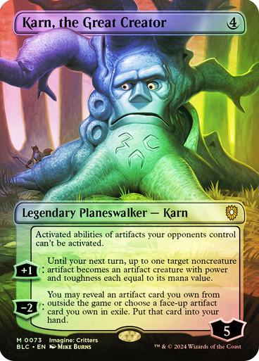 Karn, The Great Creator [Borderless Foil] #73