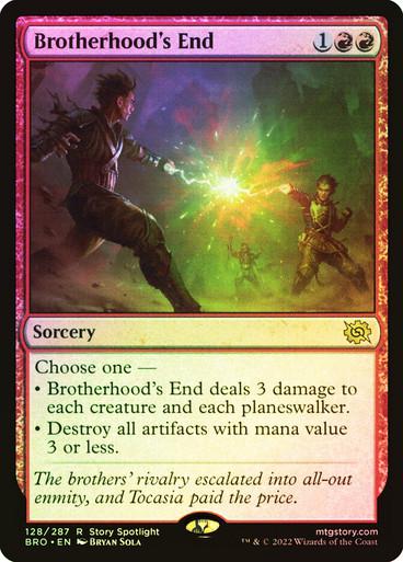 Brotherhood's End [Foil] #128