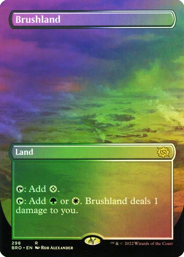 Brushland [Borderless Foil] #298