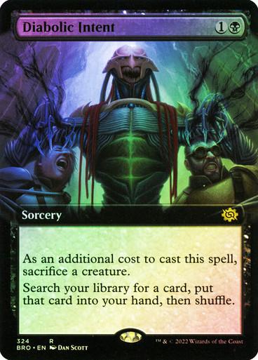 Diabolic Intent [Extended Art Foil] #324