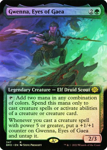 Gwenna, Eyes Of Gaea [Extended Art Foil] #347