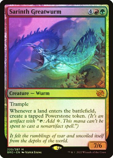 Sarinth Greatwurm [Foil] #220