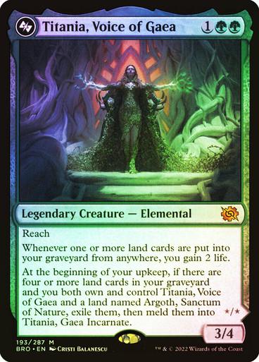 Titania, Voice of Gaea [Foil] #193