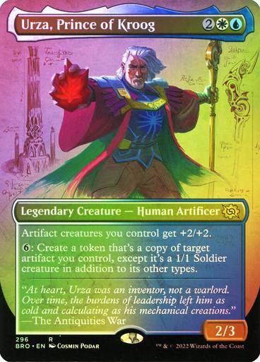 Urza, Prince Of Kroog [Borderless Foil] #296