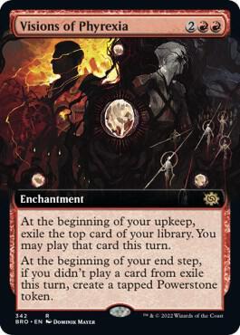 Visions Of Phyrexia [Extended Art Foil] #342