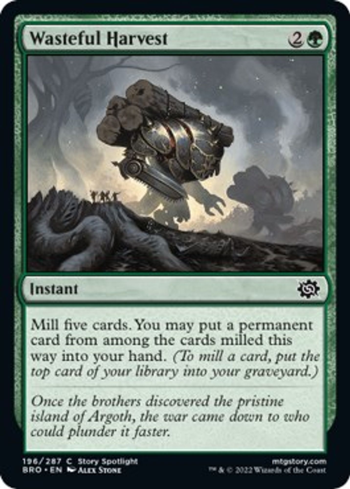 Wasteful Harvest [Foil] #196