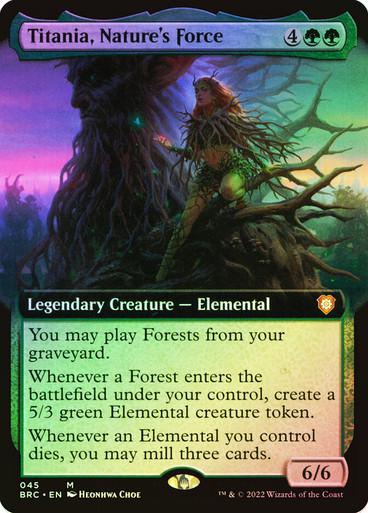 Titania, Nature's Force [Extended Art Foil] #45