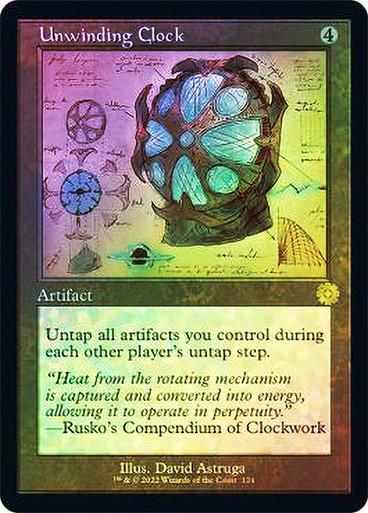 Unwinding Clock [Schematic Foil] #124