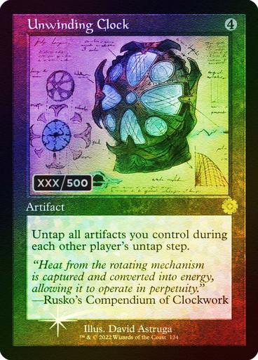 Unwinding Clock [Serialized] #124