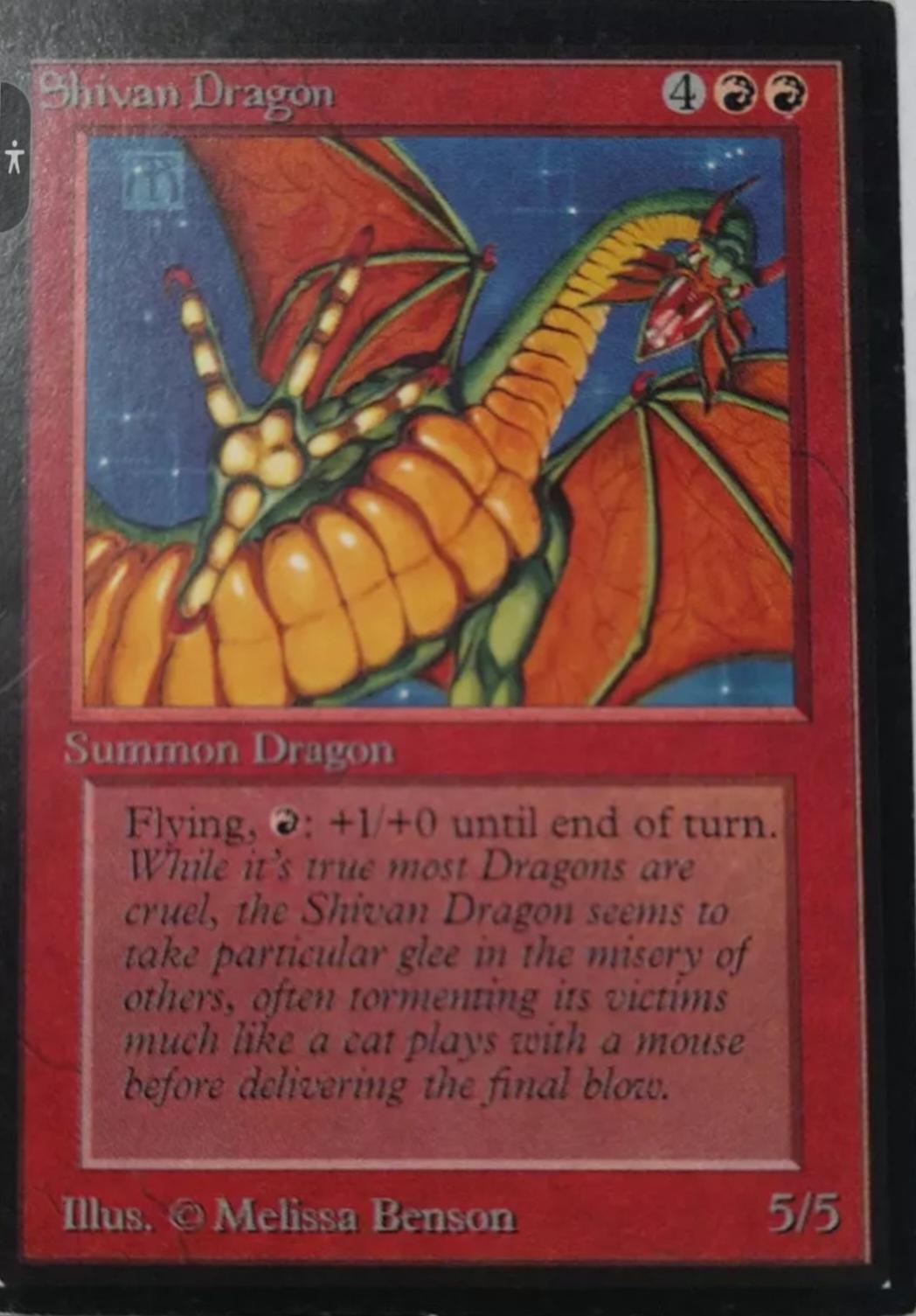 Shivan Dragon [International Edition]