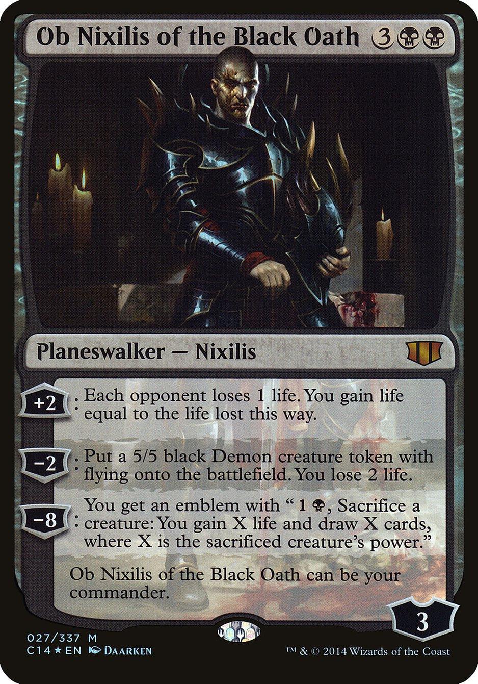 Ob Nixilis Of The Black Oath [Oversized]