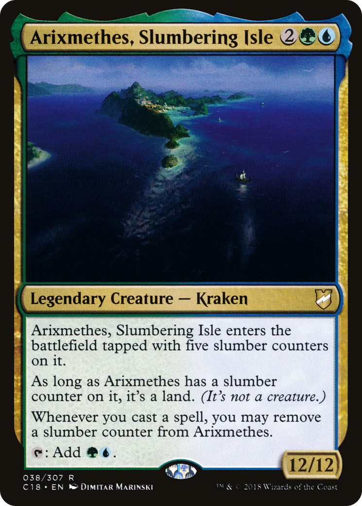 Arixmethes, Slumbering Isle