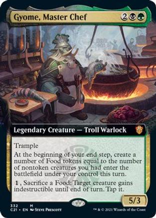 Gyome, Master Chef [Extended Art] #332