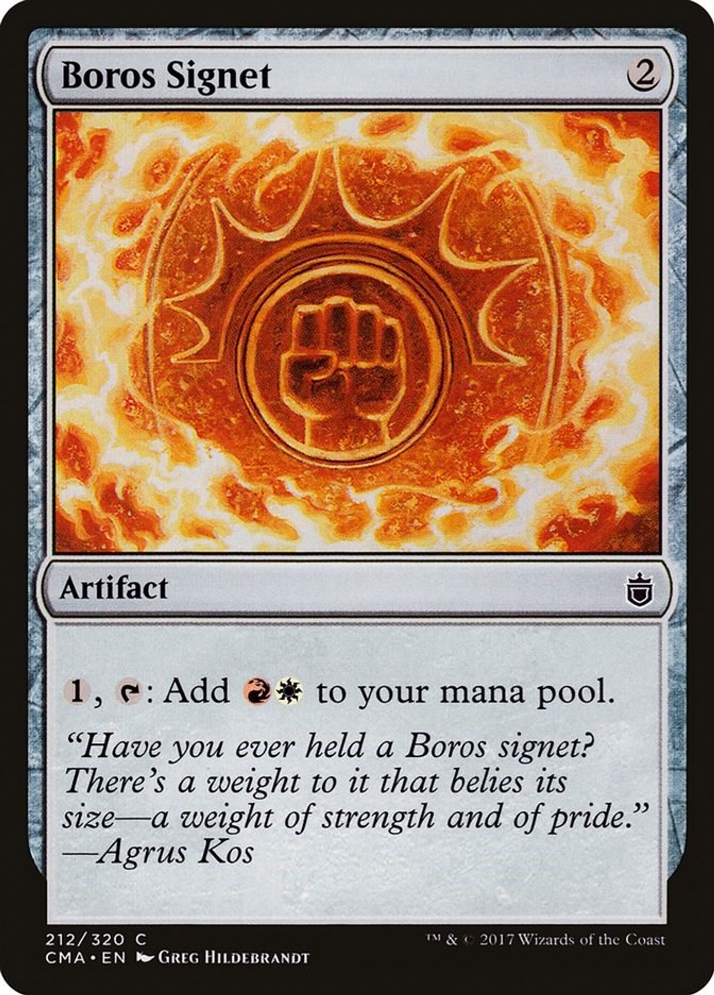 Boros Signet #212