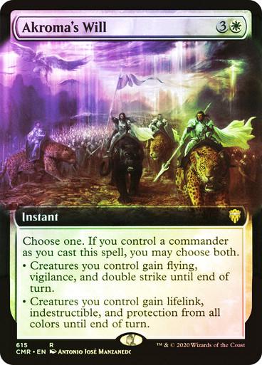 Akroma's Will [Extended Art Foil] #615