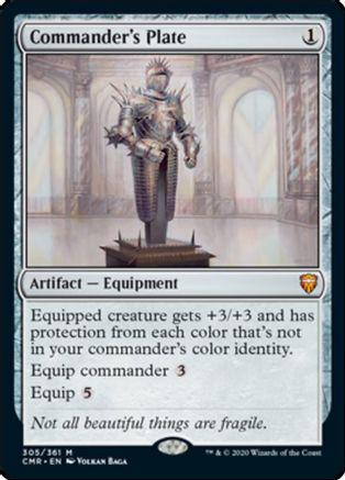 Commander's Plate #305
