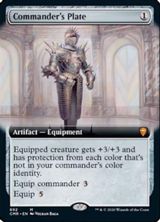 Commander's Plate [Extended Art]