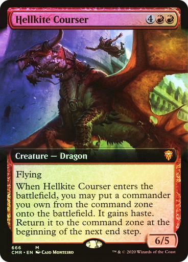 Hellkite Courser [Extended Art Foil] #666