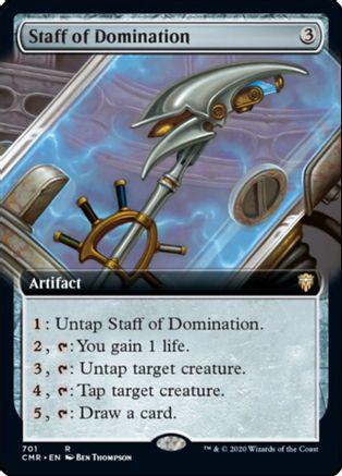 Staff of Domination [Extended Art Foil] #701