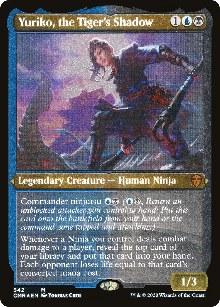 Yuriko, the Tiger's Shadow [Foil Etched] #542