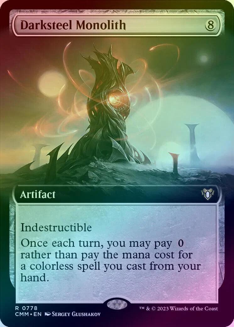 Darksteel Monolith [Extended Art Foil] #778