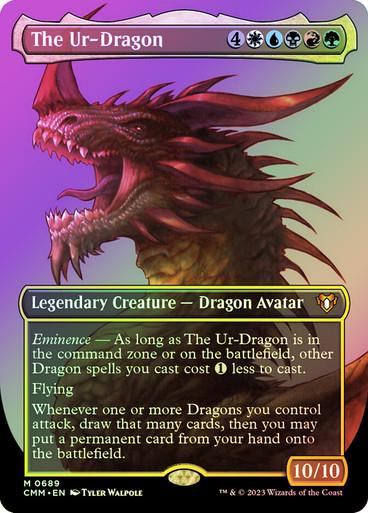 The Ur-Dragon [Borderless Foil] #689