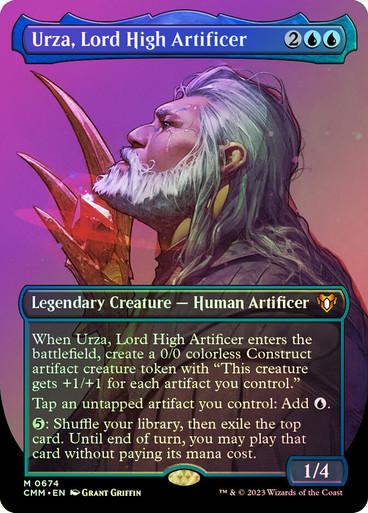 Urza, Lord High Artificer [Borderless Foil] #674