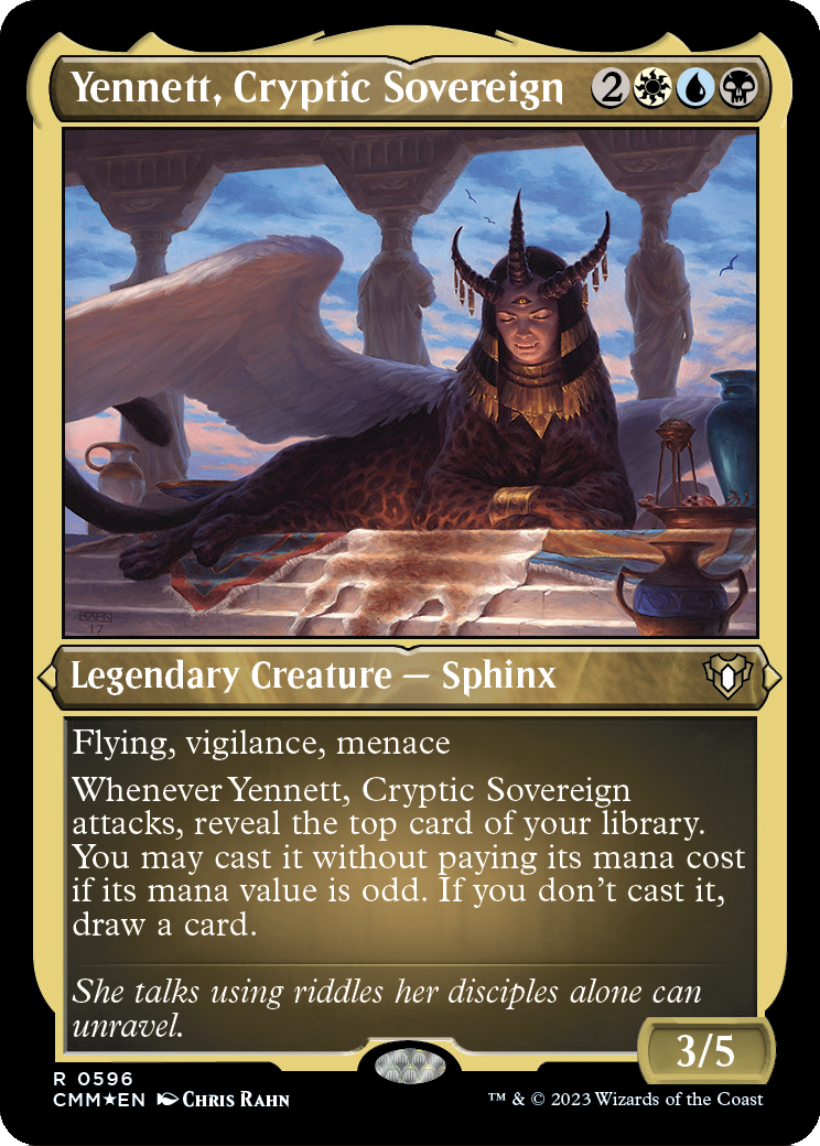 Yennett, Cryptic Sovereign #596