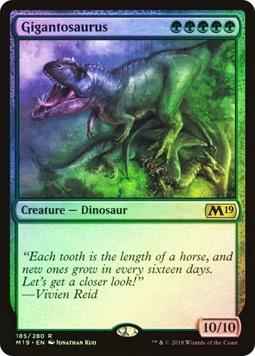 Gigantosaurus [Foil] #185