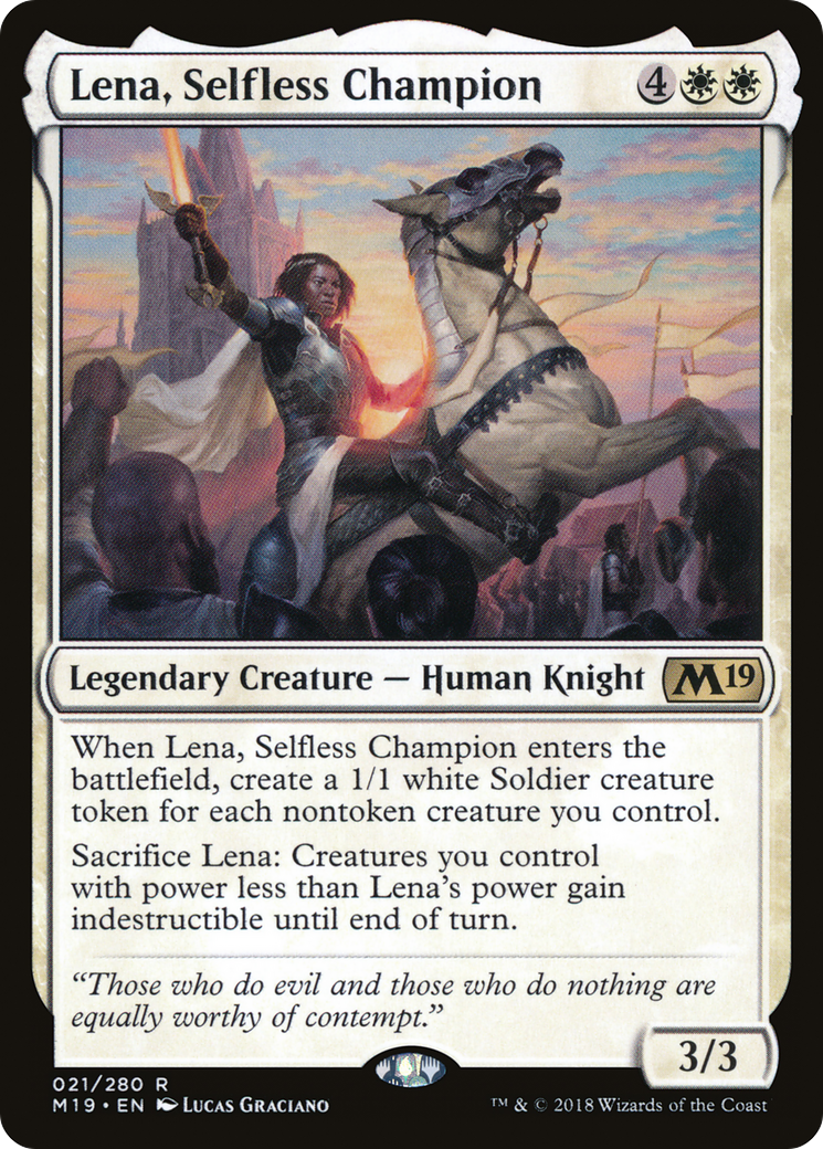 Lena, Selfless Champion [Foil]