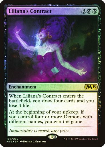 Liliana's Contract [Foil] #107