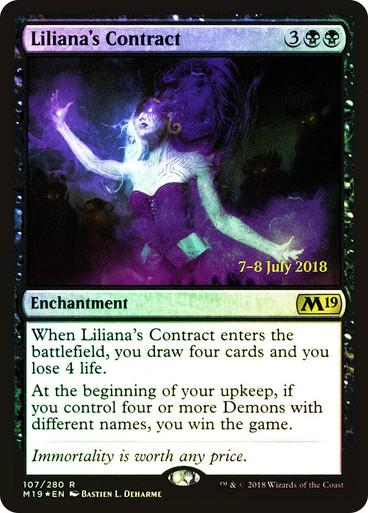 Liliana's Contract [Prerelease] #107
