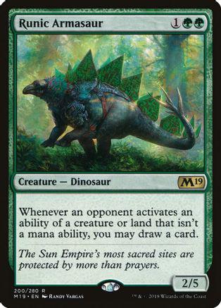 Runic Armasaur [Foil]