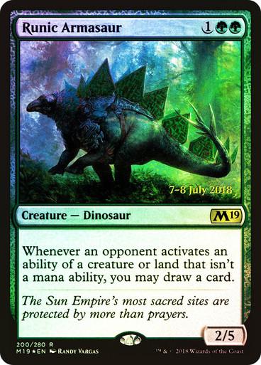 Runic Armasaur [Prerelease] #200