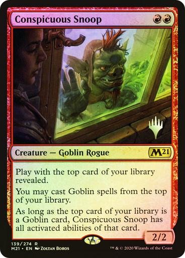 Conspicuous Snoop [Planeswalker Stamped Foil] #139