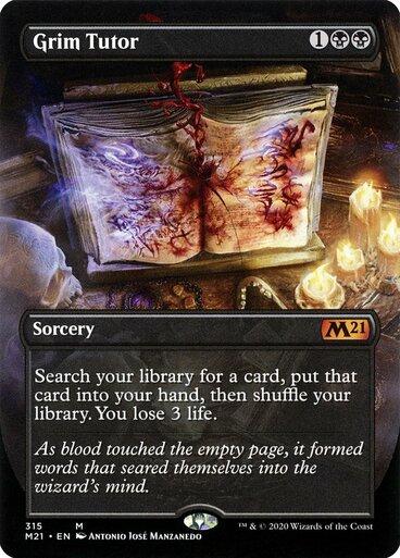 Grim Tutor [Extended Art]