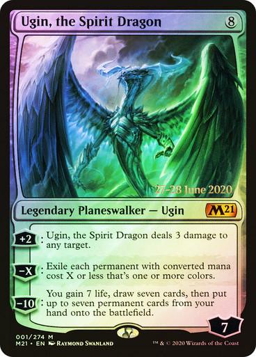 Ugin, the Spirit Dragon [Prerelease] #1