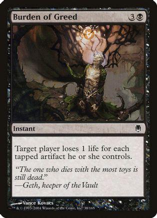 Burden of Greed [Foil]