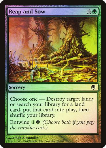 Reap and Sow [Foil] #81